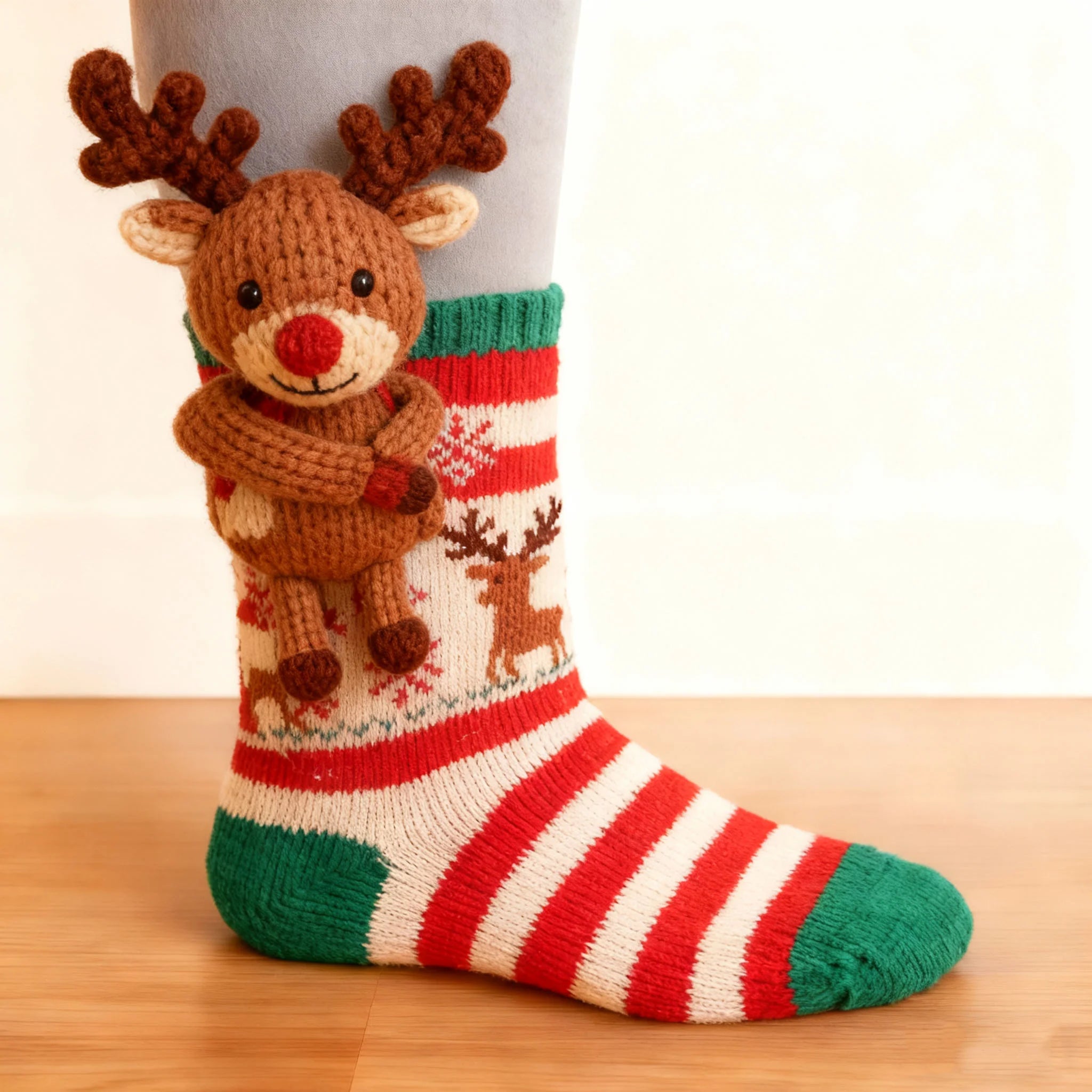 (🌲Early Christmas Sale- 49% OFF) 🦥3D Animal Socks Christmas Edition🧦