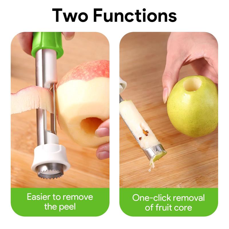 🎁HOT SALE- 49% OFF🔥2-in-1 Apple Corer & Peeler