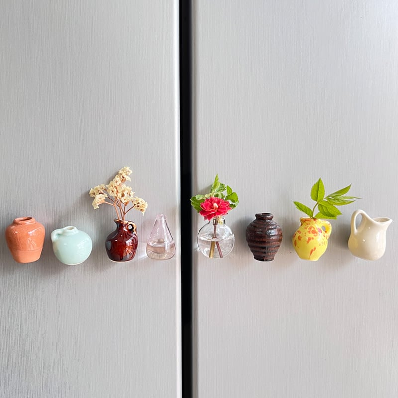 🎁HOT SALE- 49% OFF🔥 Mini Ceramics Vase Fridge Magnet