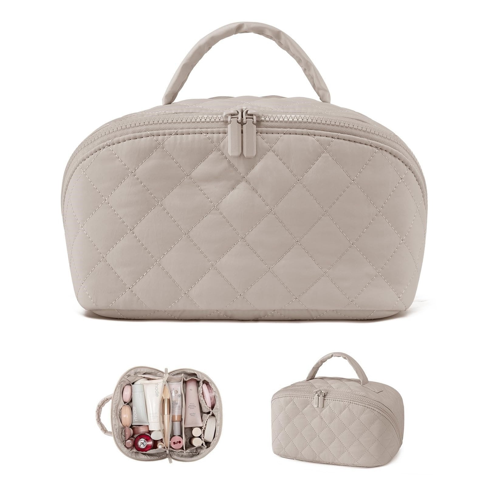 (🌲Early Christmas Sale - 49% OFF) Travel Makeup Bag for Woman, 🔥BUY 2 FREE SHIPPING