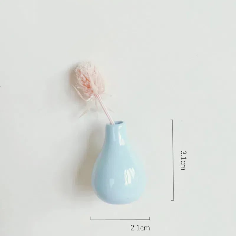 🎁HOT SALE- 49% OFF🔥 Mini Ceramics Vase Fridge Magnet