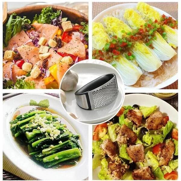(🌲Early Christmas Sale - 49% OFF) Stainless Steel Garlic Press