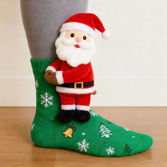 (🌲Early Christmas Sale- 49% OFF) 🦥3D Animal Socks Christmas Edition🧦