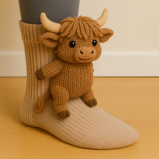 (🌲Early Christmas Sale- 49% OFF) 🦥3D Animal Socks Christmas Edition🧦