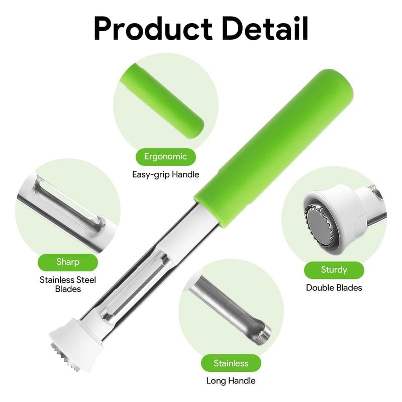 🎁HOT SALE- 49% OFF🔥2-in-1 Apple Corer & Peeler